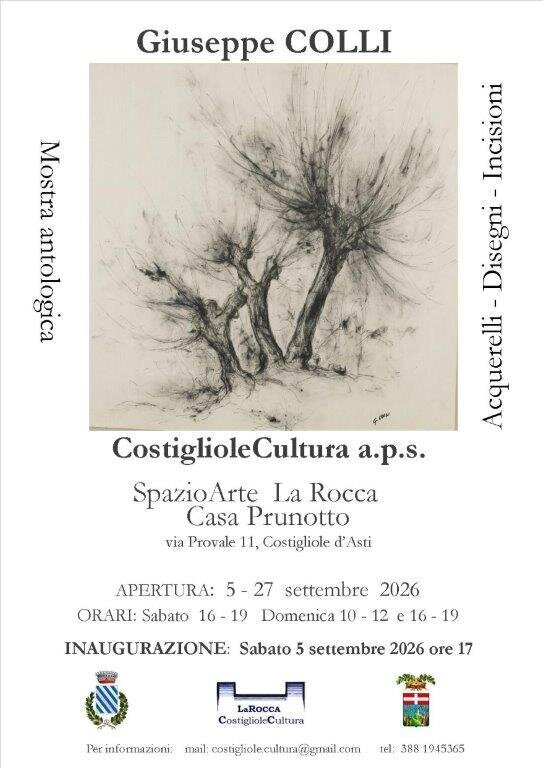 Exhibition:  "Giuseppe Colli" - Costigliole d'Asti