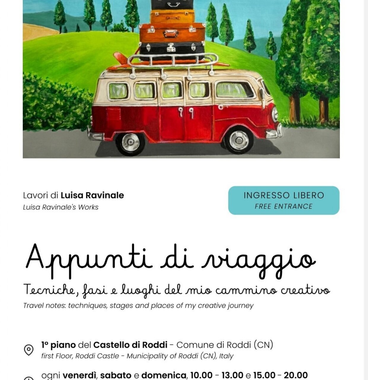 Mostra “Appunti di Viaggio"- Roddi