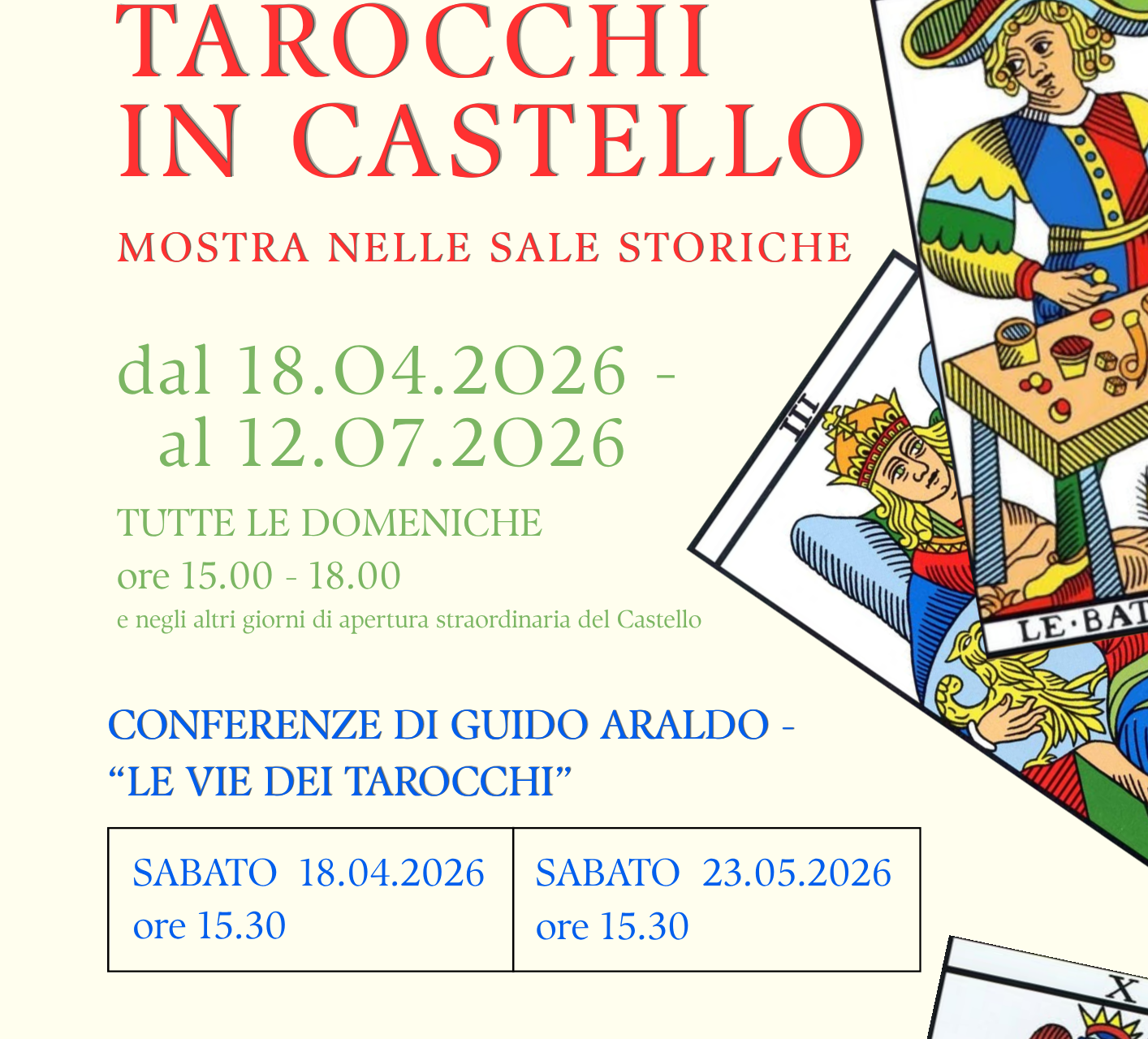 Mostra "Tarocchi in castello" - Saliceto