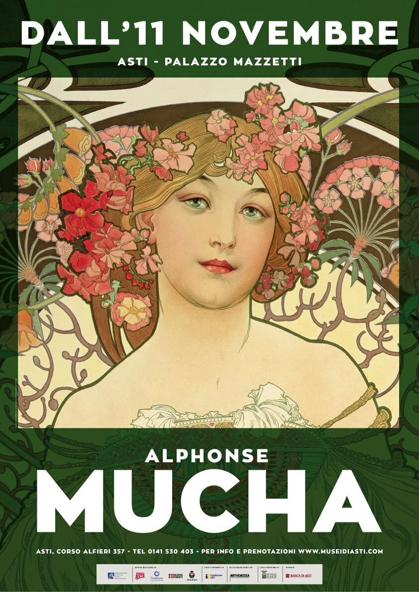 Mostra " Alphonse Mucha" -  Palazzo Mazzetti -  Asti