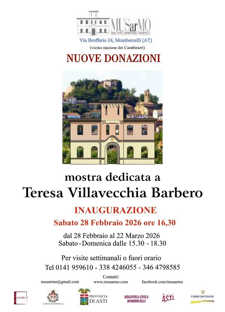 Mostra "Nuove donazioni al Musarmo" - Mombercelli 