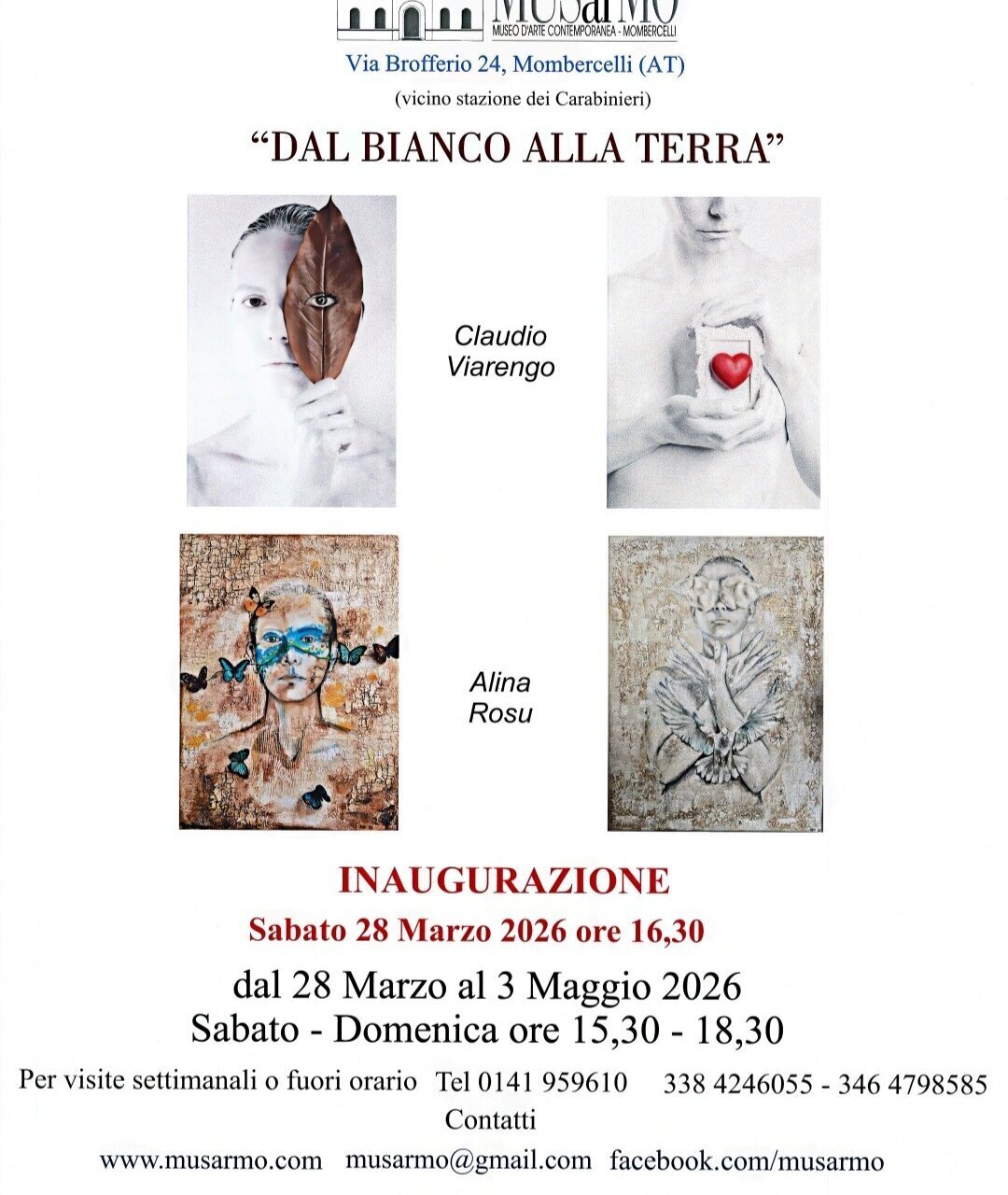Exhibition "Dal bianco alla terra" - Mombercelli 