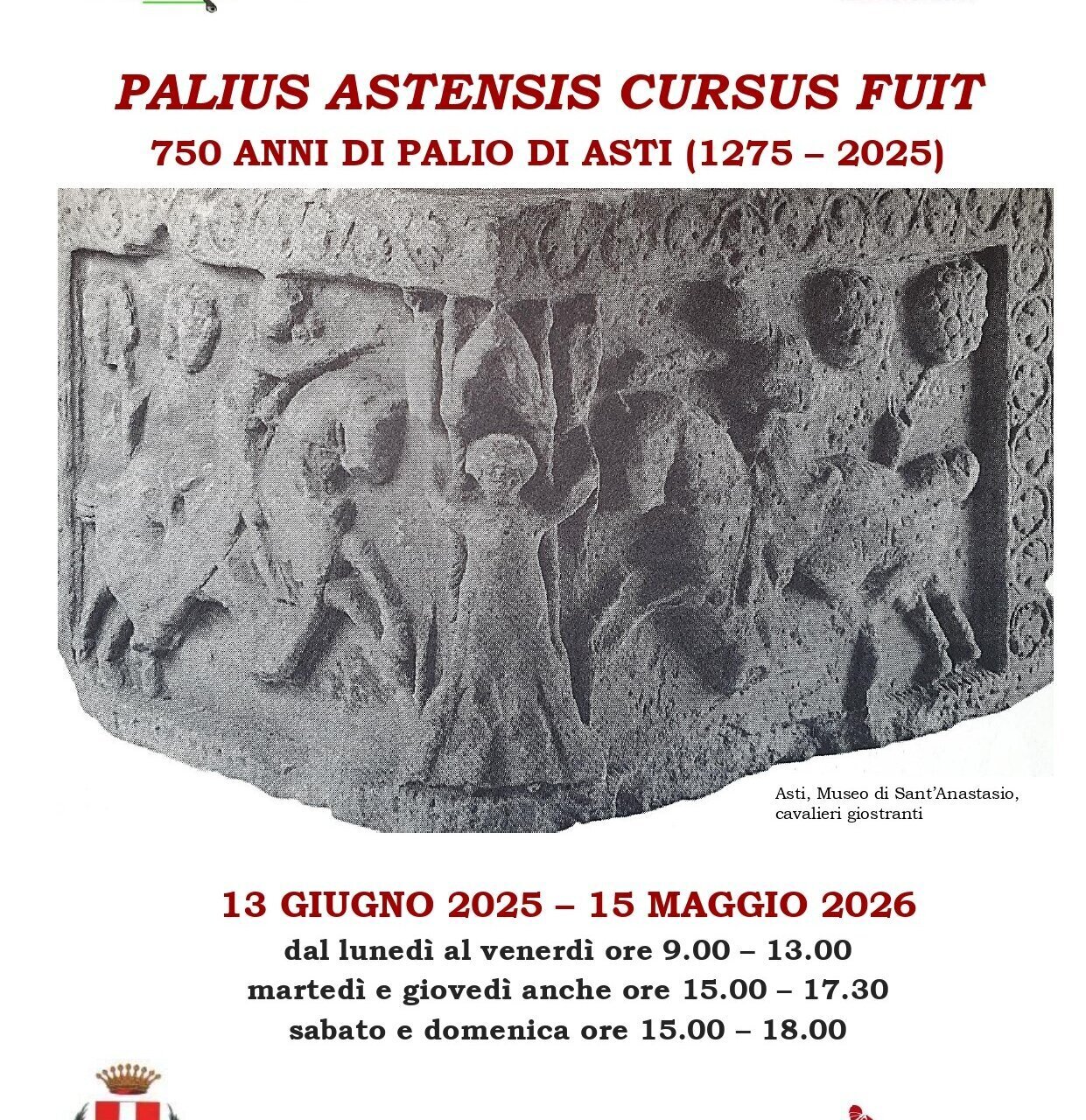 Mostra "Palius Astensis cursus fuit.750 anni di Palio di Asti (1275-2025)" 