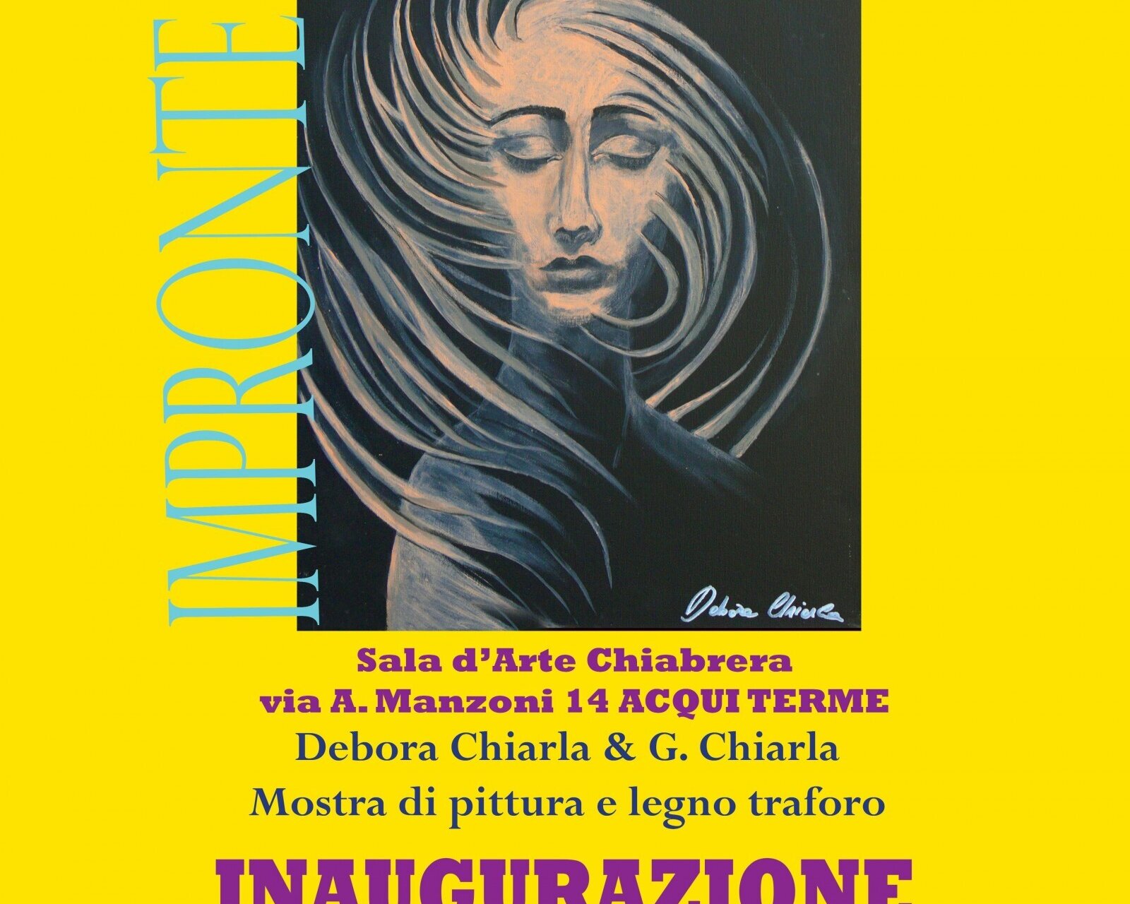 MOSTRA PERSONALE DI DEBORA CHIARLA "IMPRONTE D'ARTE"