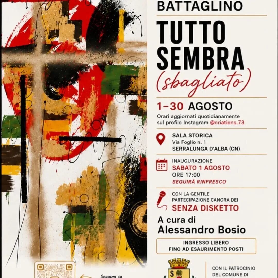 Exhibition ‘Everything seems (wrong)’ - Serralunga d'Alba