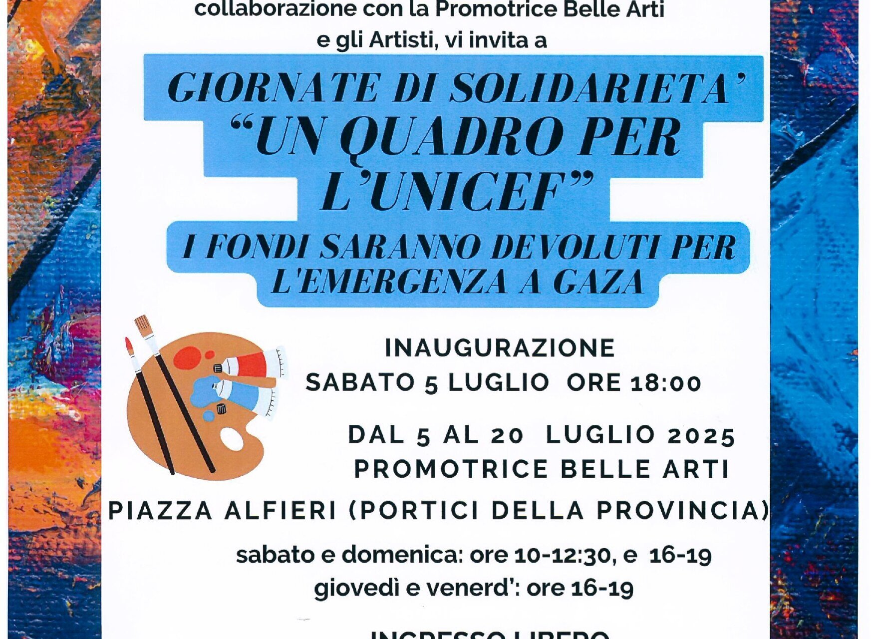 Mostra "Un quadro per l'UNICEF" - Asti
