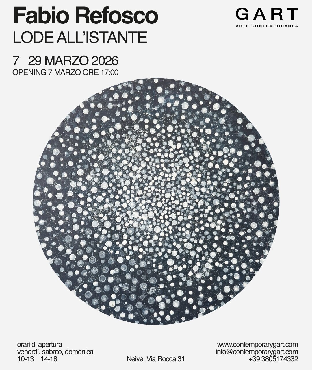 Mostra “Lode all’istante”- Fabio Refosco - Neive 