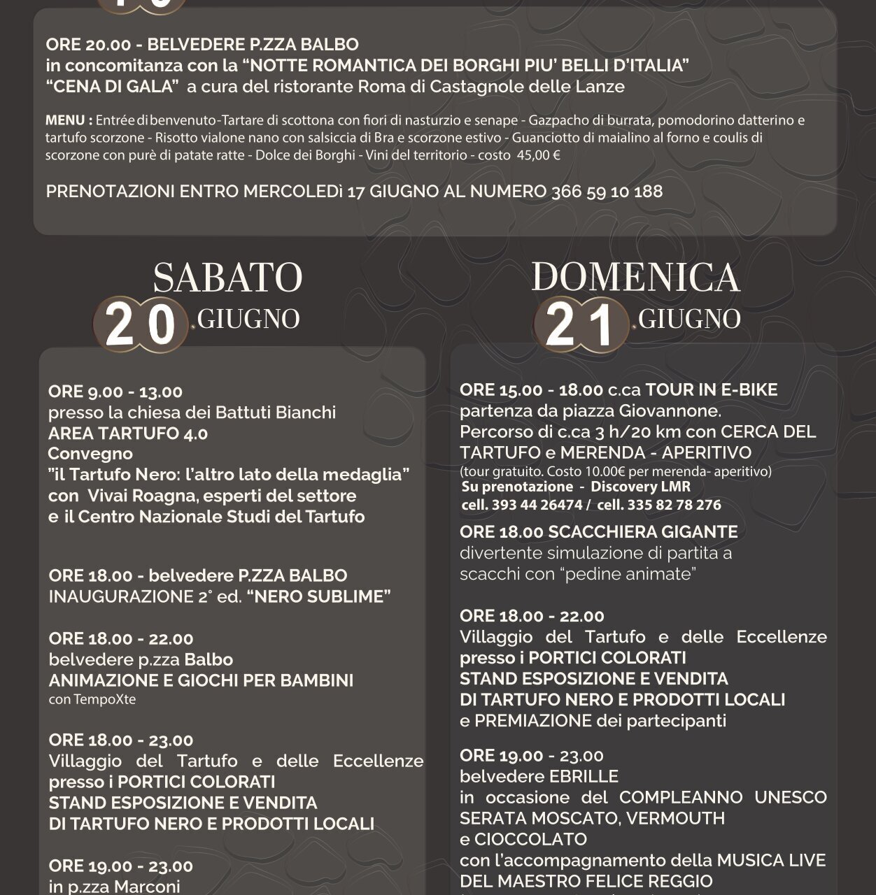 Nero Sublime - Fiera del Tartufo Nero estivo - Castagnole delle Lanze