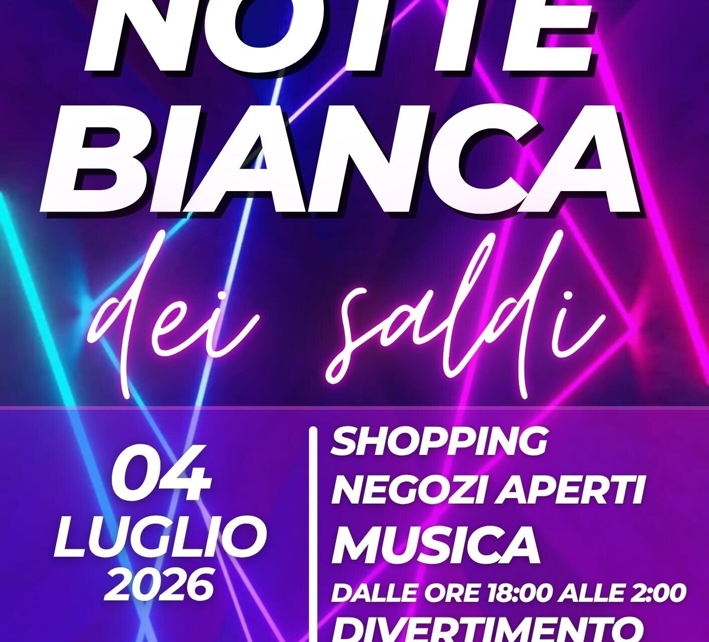 WHITE NIGHT OF SALES