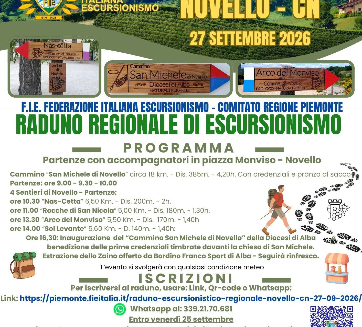 Raduno Regionale di Escursionismo - Novello