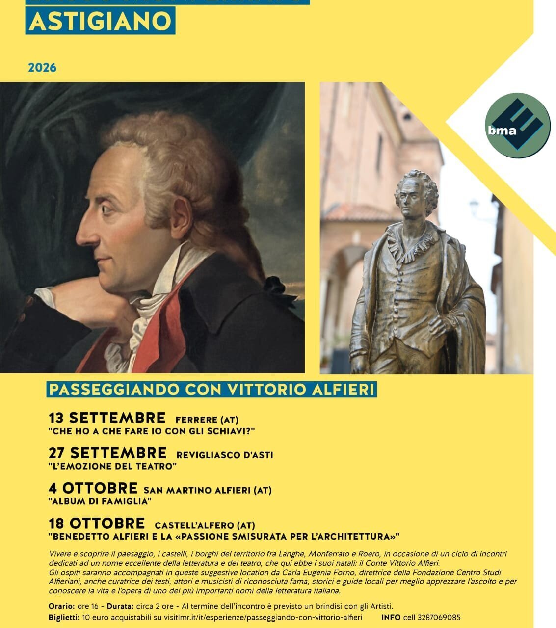 Passeggiando con Vittorio Alfieri 