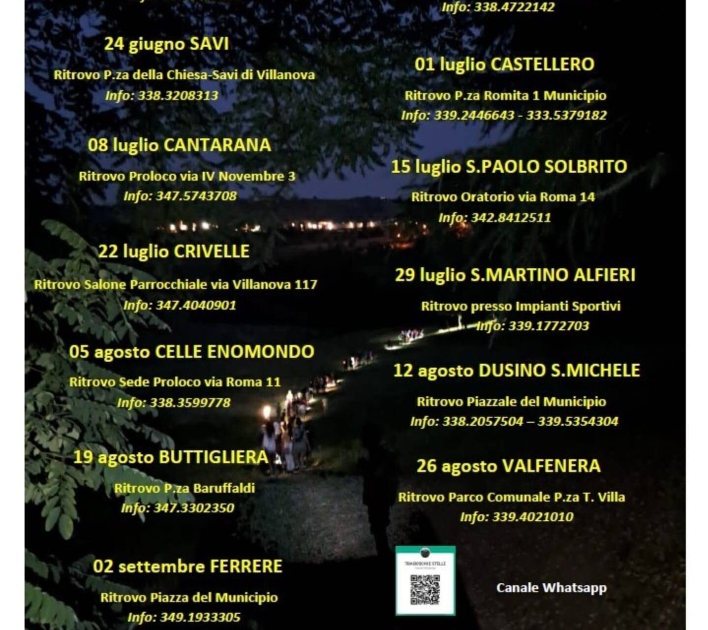 Passeggiando tra boschi e stelle - walking through the woods and the stars