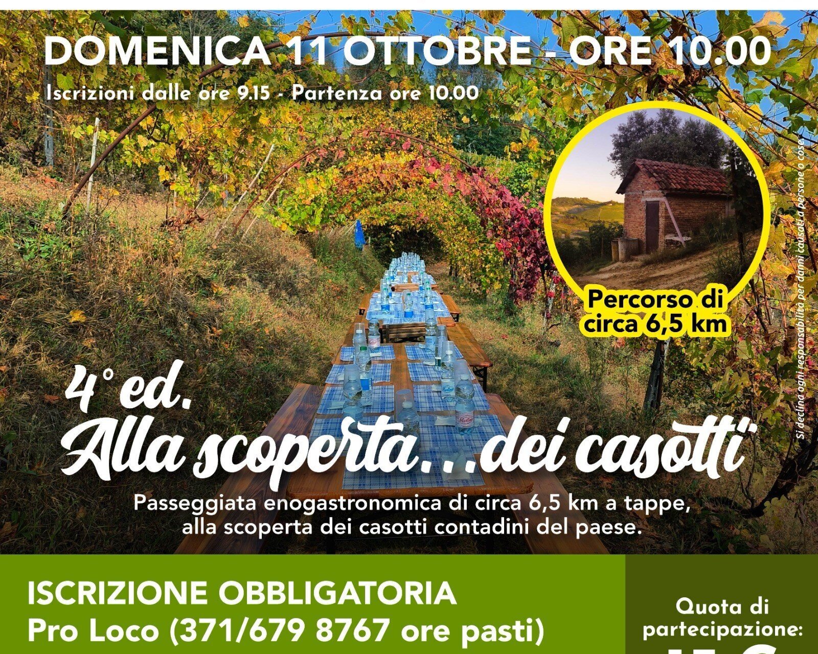"Alla scoperta..dei casotti" - Montaldo Scarampi