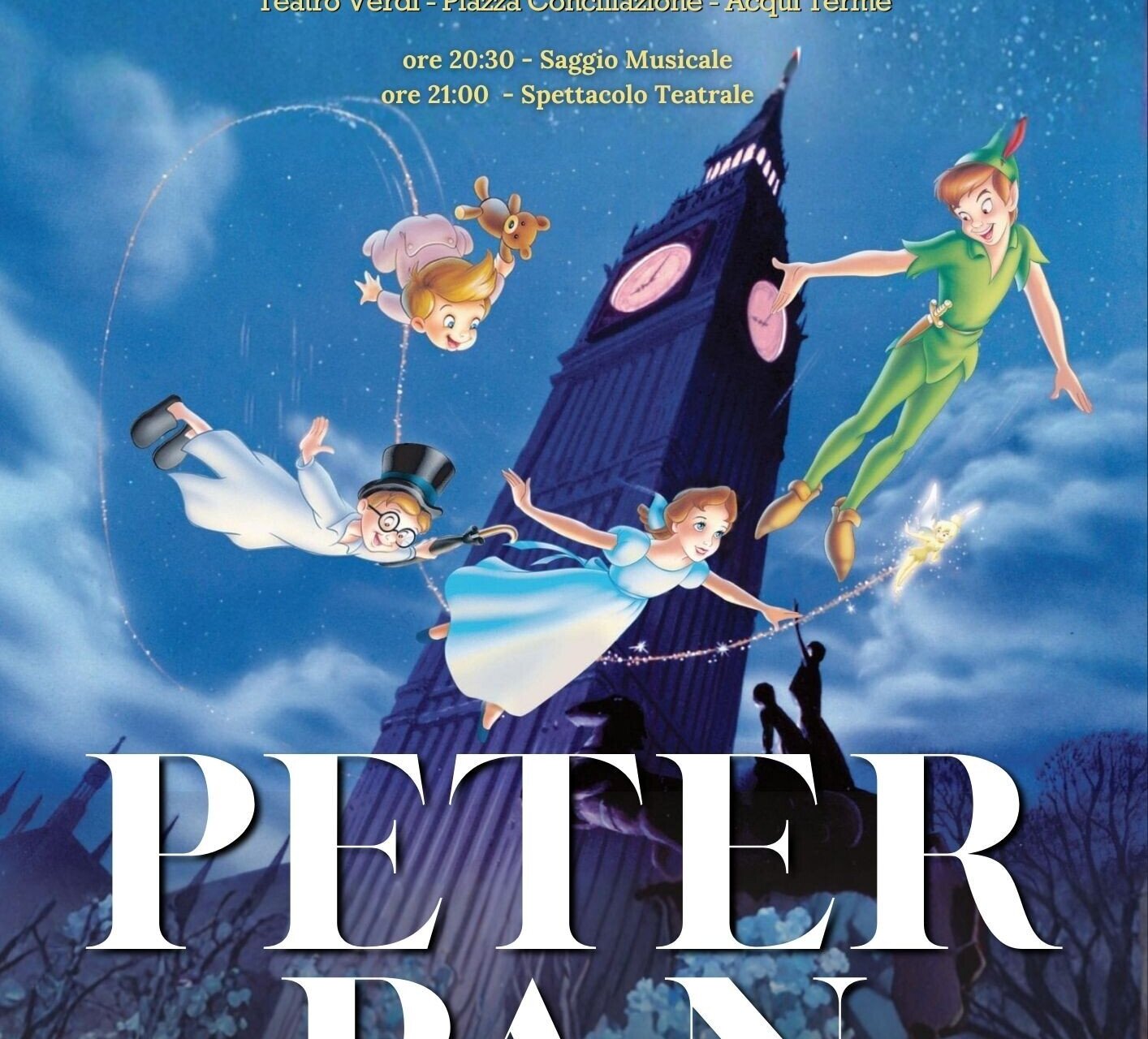 Peter Pan Spettacolo Teatrale E Musicale F028848cf883a8fa676b3dfa600e8055