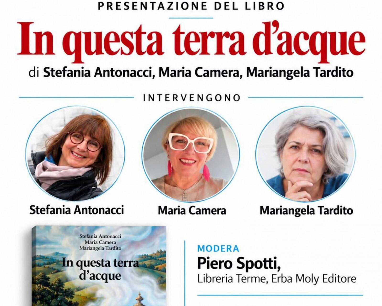 Presentazione del libro “In questa terra d’acque”