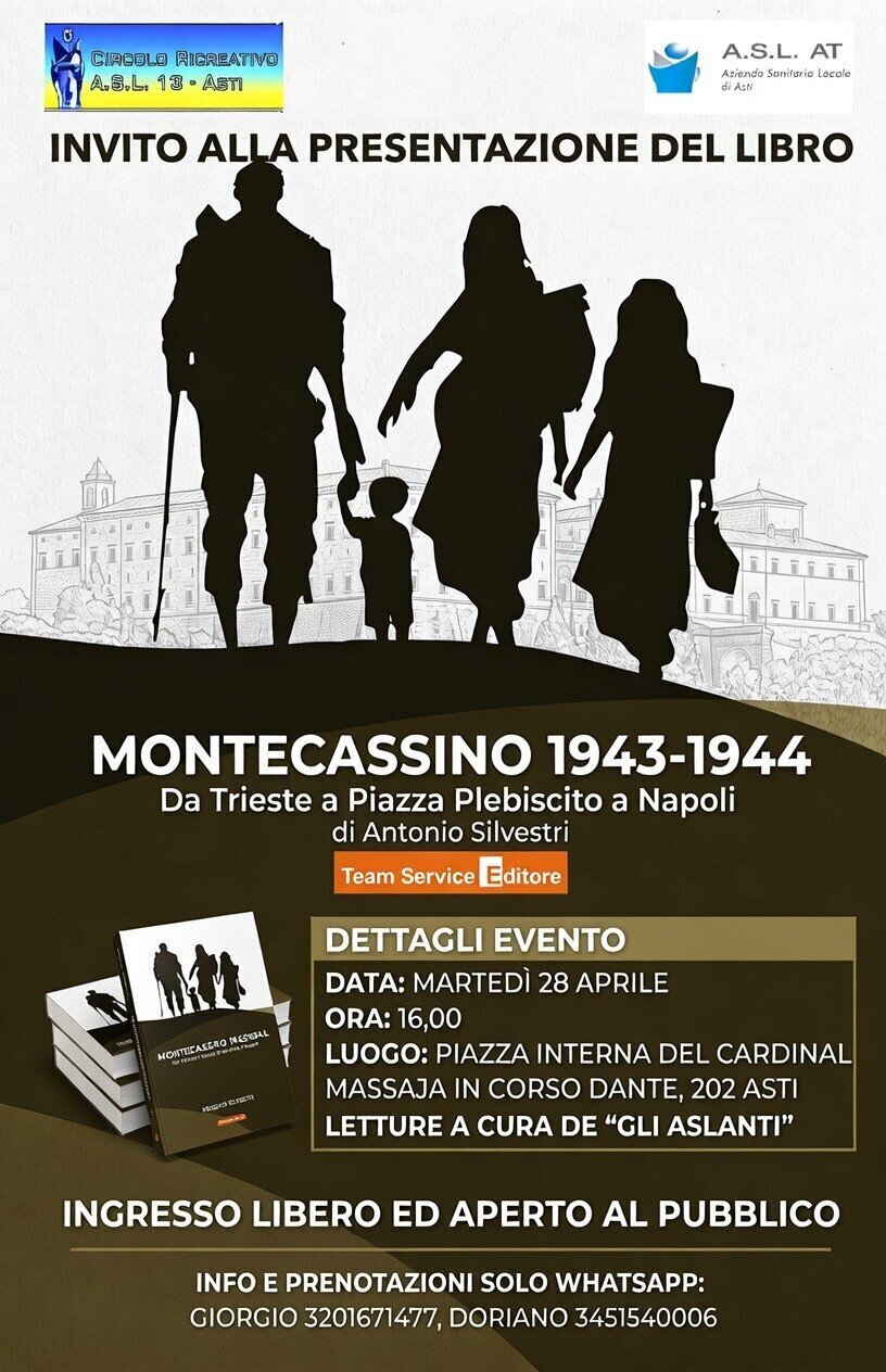 Presentazione libro "Montecassino 1943-1944" - Asti