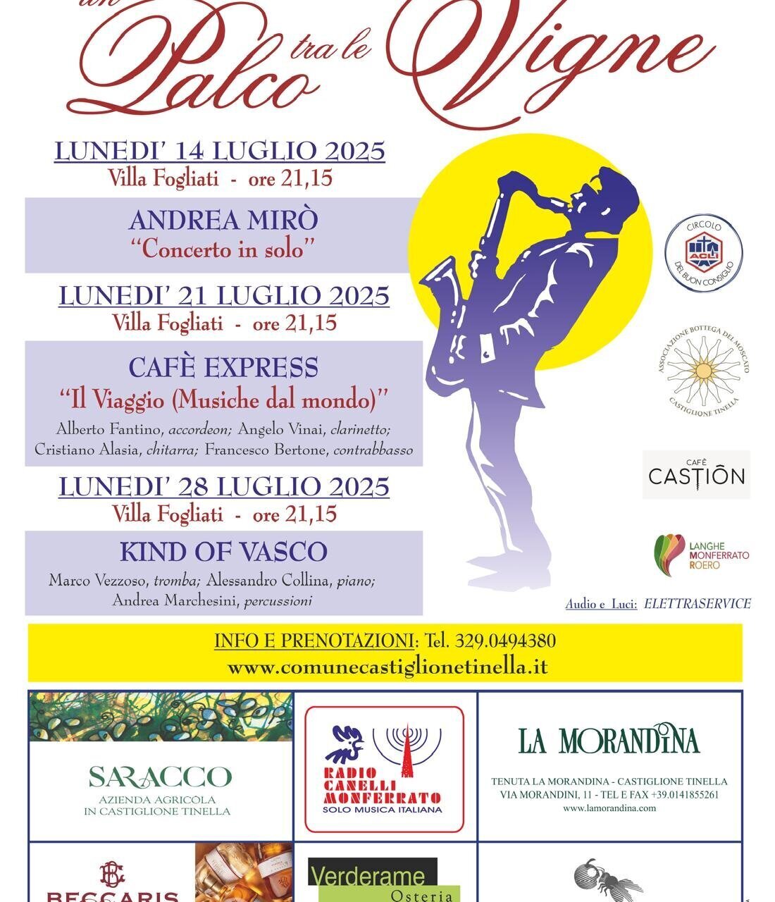 Un palco tra le vigne - Castiglione Tinella