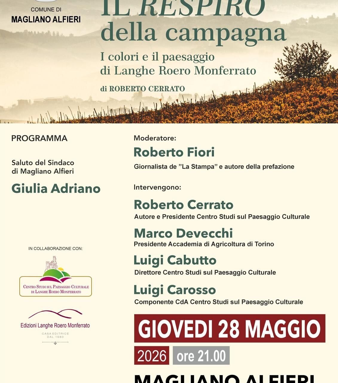 Il respiro della campagna - presentazione libro