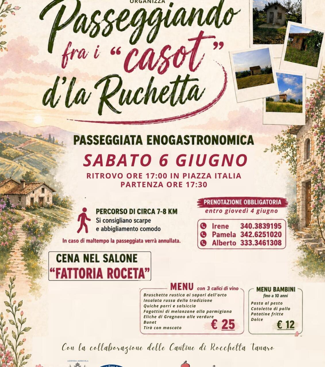 Passeggiando tra i Casot d'la Ruchetta - Rocchetta Tanaro
