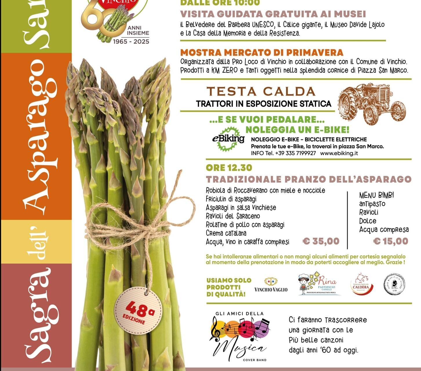  Sagra dell'Asparago Saraceno e Mostra-mercato di Primavera - Vinchio