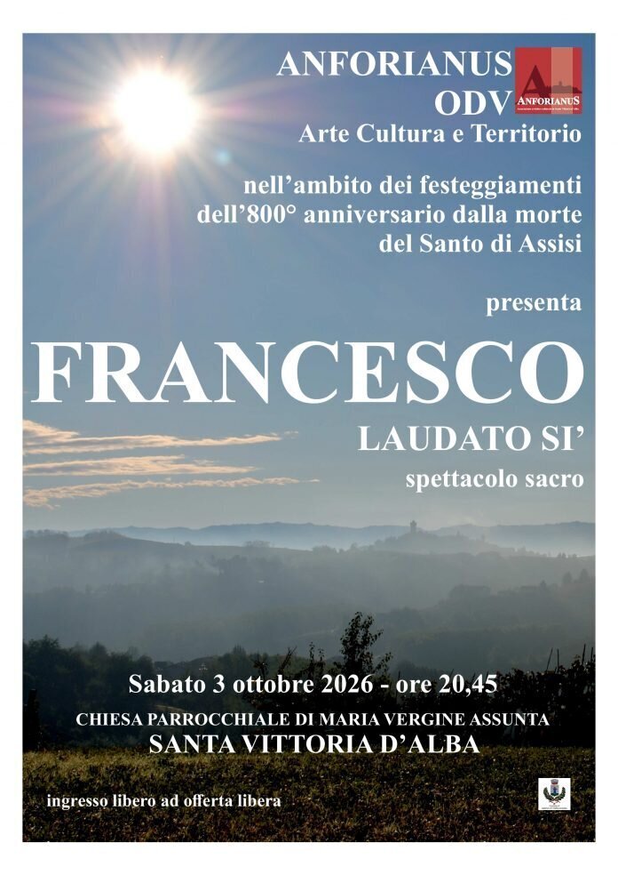 "FRANCESCO -  LAUDATO SI'" - Santa Vittoria d'Alba