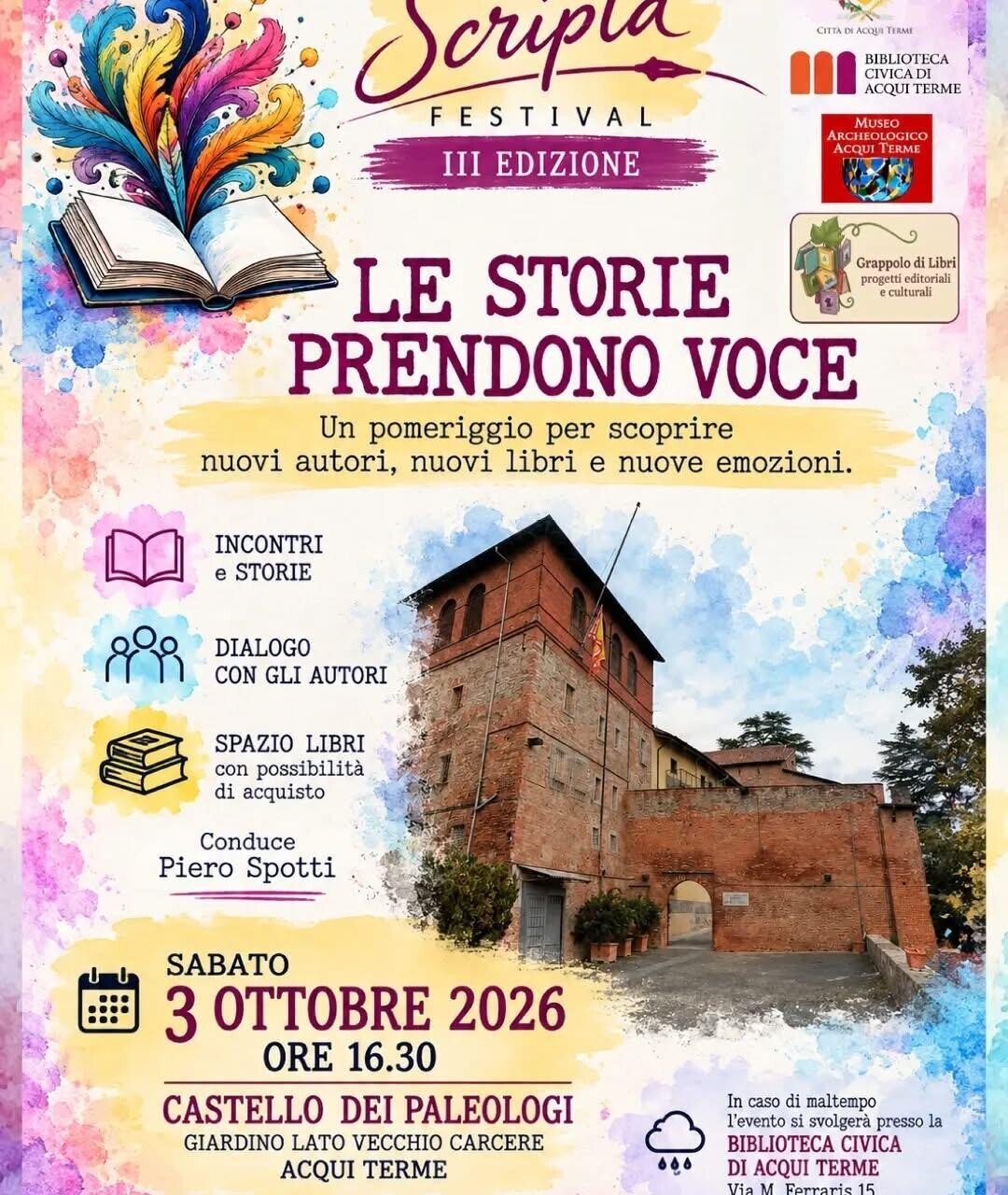 Scripta Festival Iii Edizione 019537f61b68fe91c769237e837fa1ff