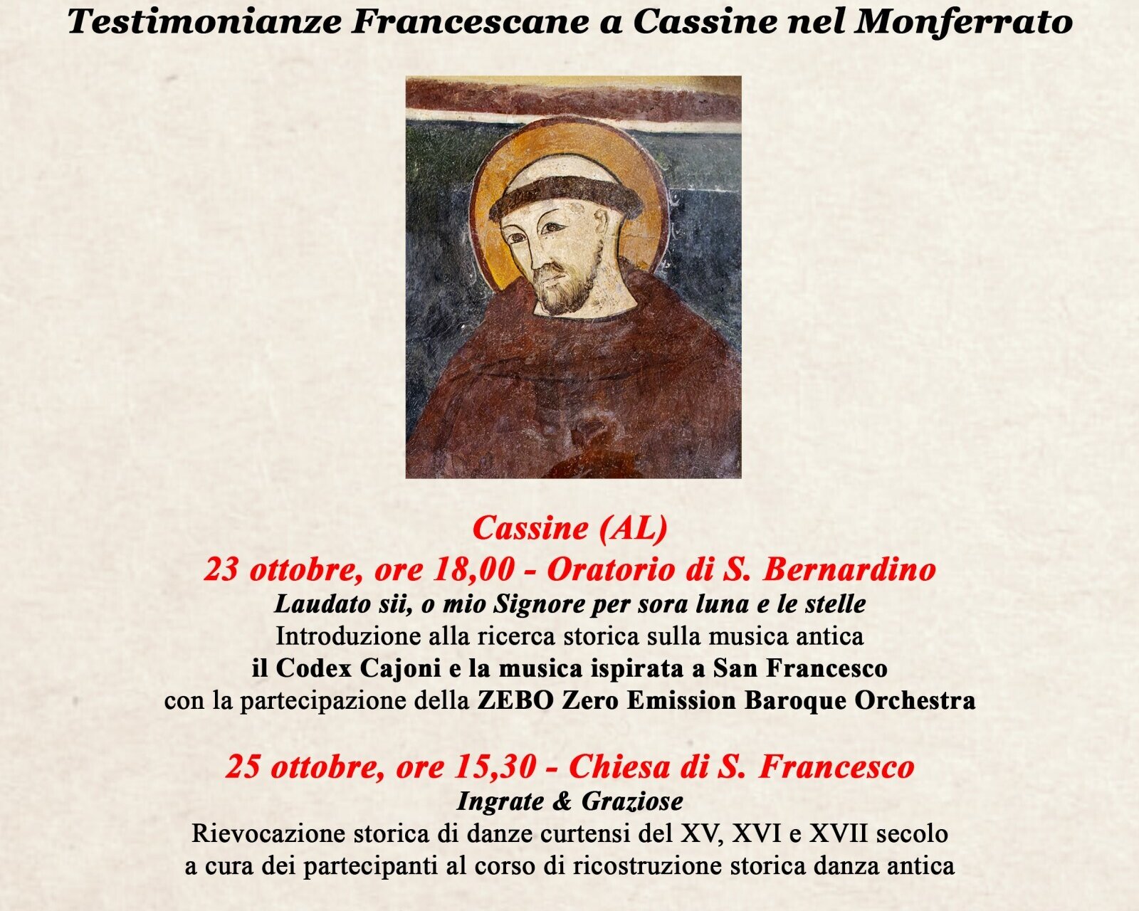 Serafiche Eredita Testimonianze Francescane A Cassine Nel Monferrato 2006f425f537e037672dd571b3bdf736