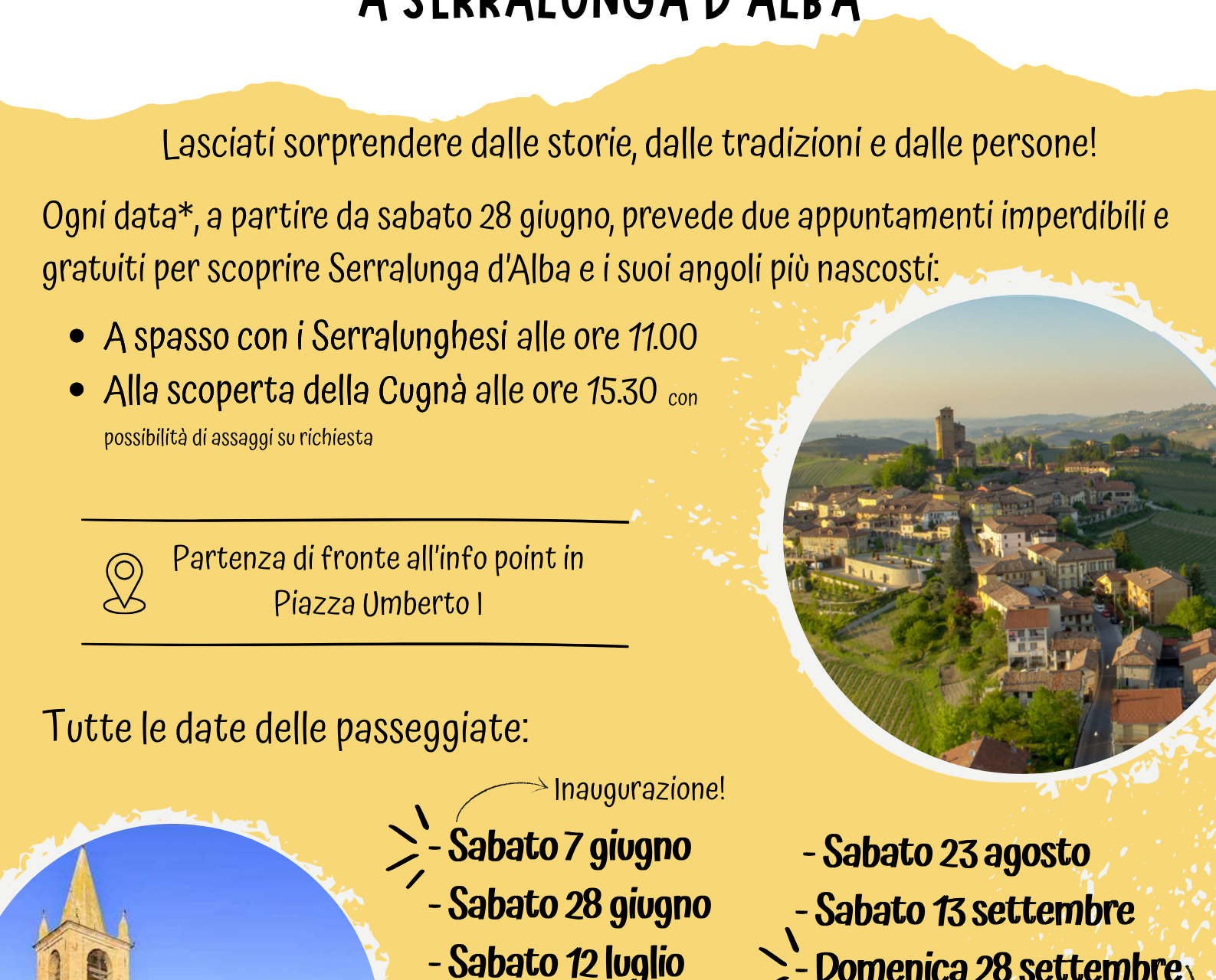 Passeggiate accompagnate - Serralunga d'Alba