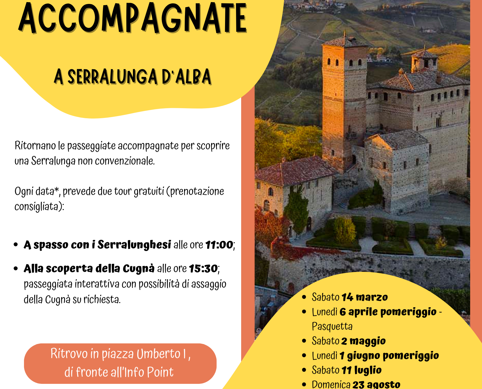 Passeggiate accompagnate - Serralunga d'Alba