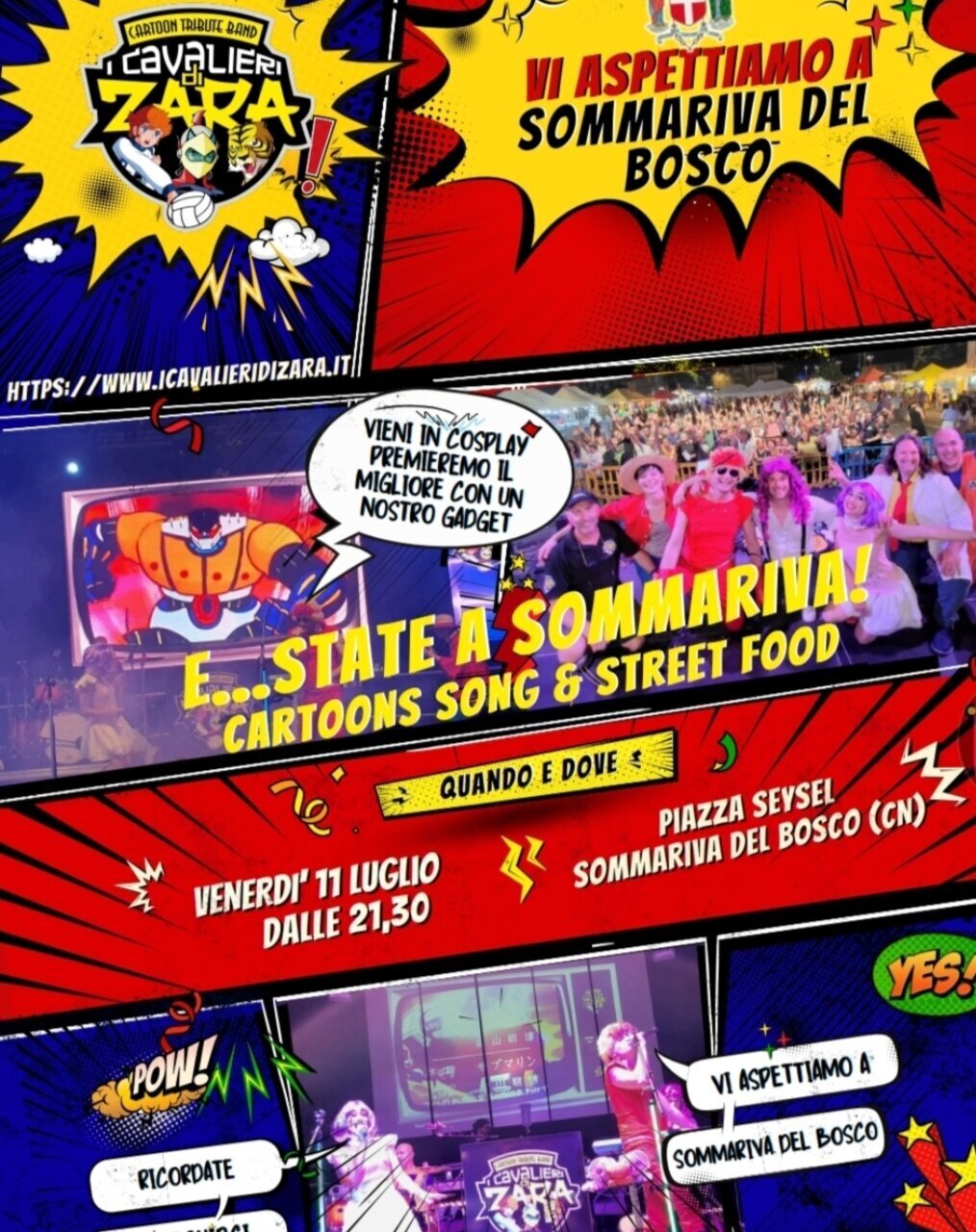 E...state a Sommariva! Cartoons Song & Street Food - Sommariva del Bosco