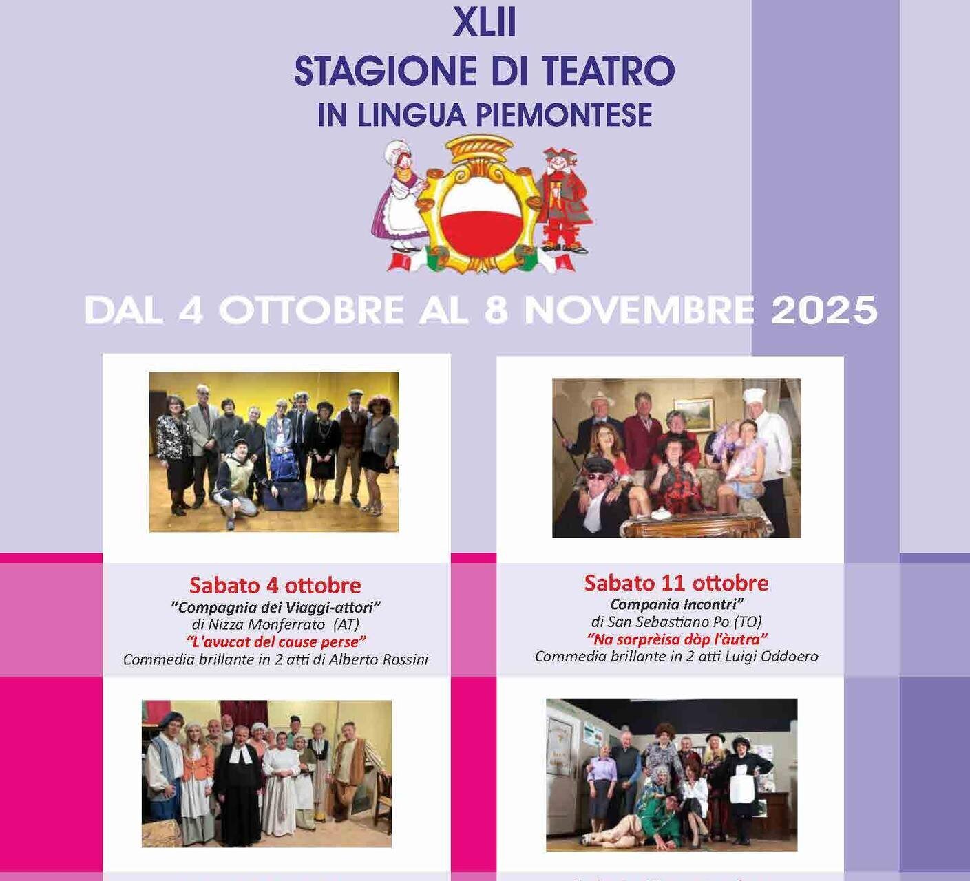 XLII Stagione di Teatro in Lingua Piemontese - Moncalvo (AT)