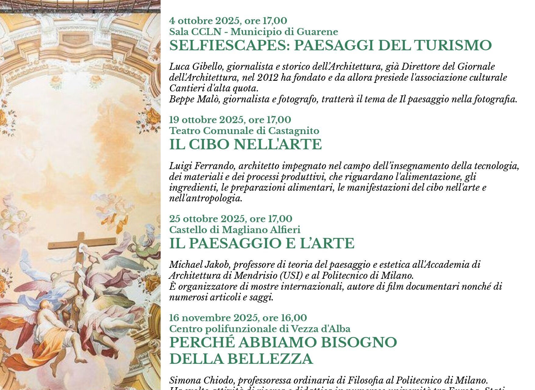 Estetica, Arte e Paesaggio sui Sentieri dei Frescanti - Roero
