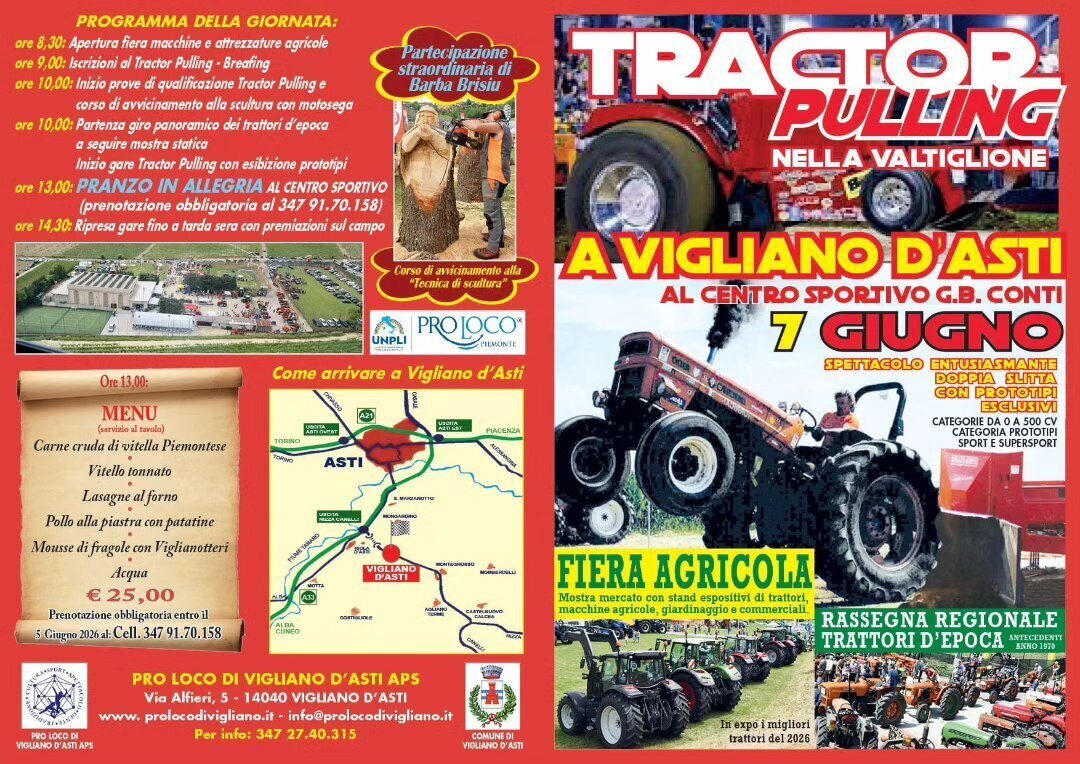 Tractor Pulling nella Valtiglione - Vigliano d'Asti
