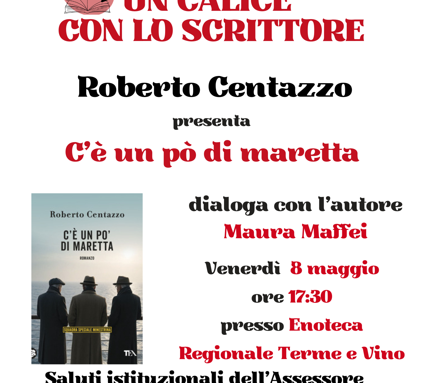 UN CALICE CON LO SCRITTORE