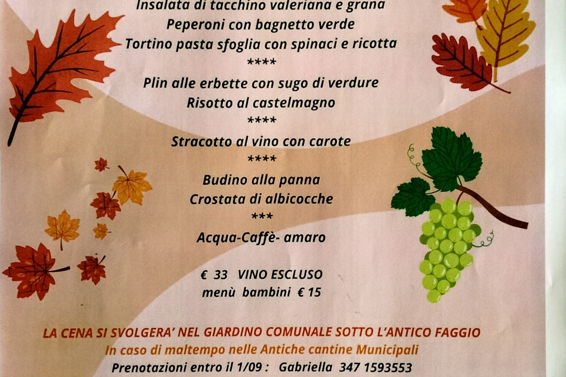 Cena della Vendemmia del Verduno Pelaverga  - Verduno