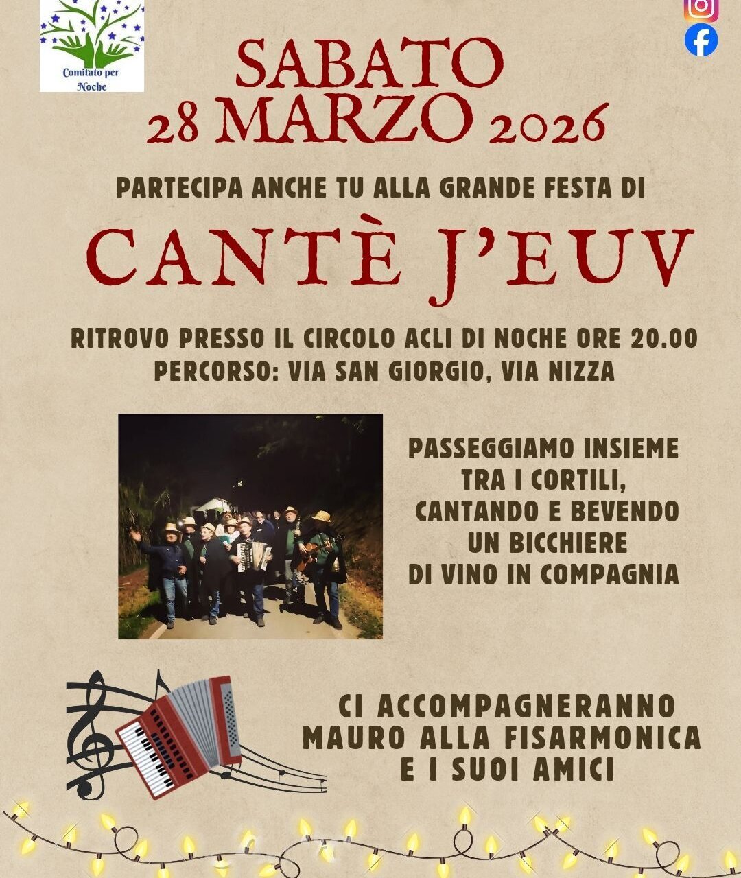 Cantè j'euv - Vinchio - fraz. Noche