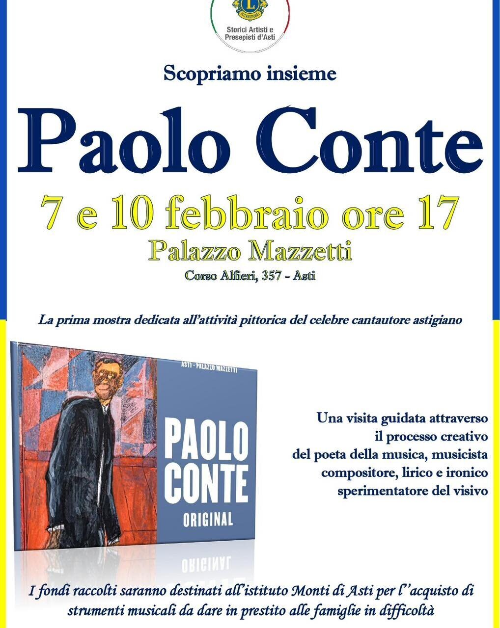 Visita guidata alla mostra "Paolo Conte Original" - Asti
