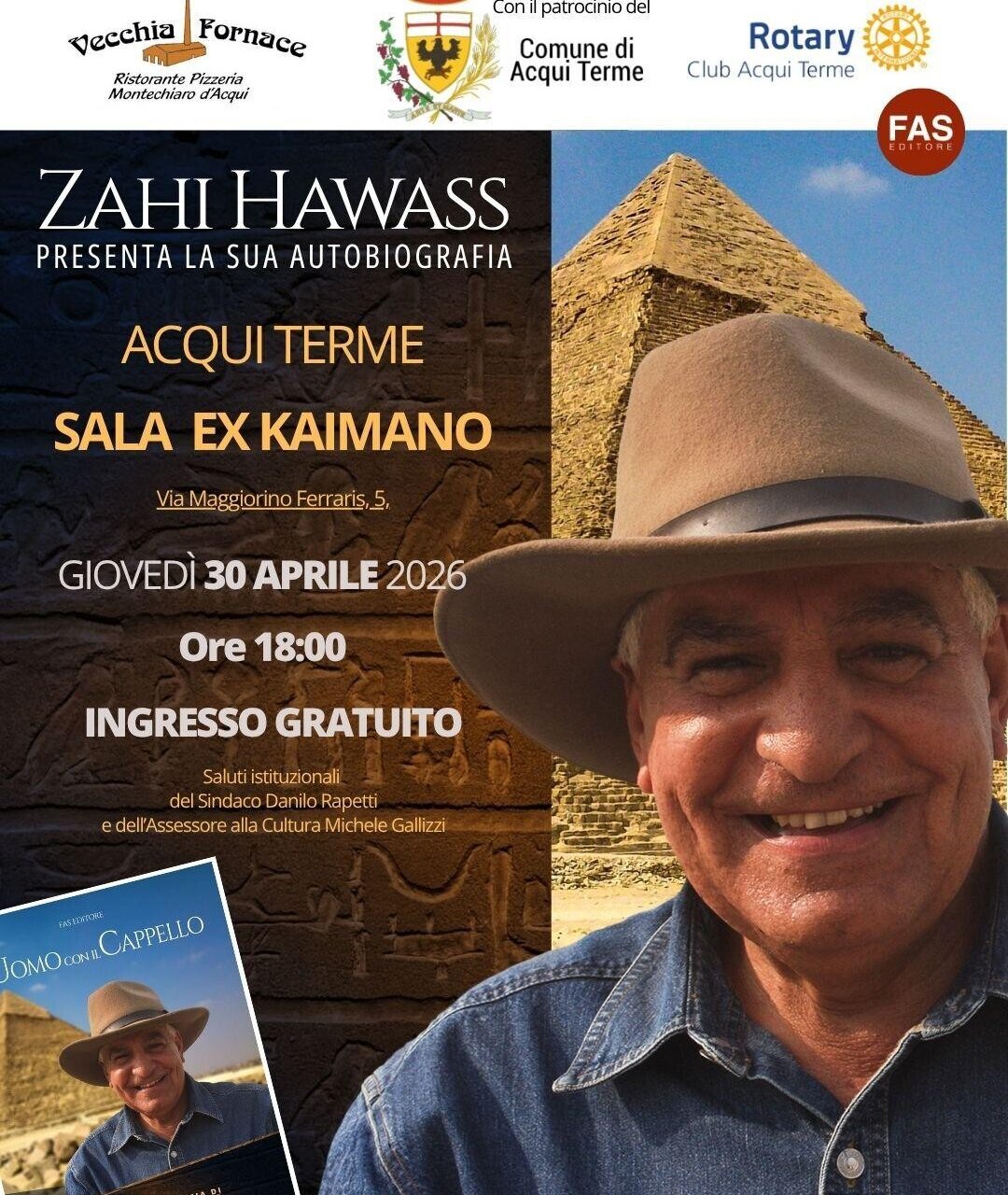 Zahi Hawass Presenta La Sua Autobiografia E48f959c037e4d7bb40664ed6089eaf6
