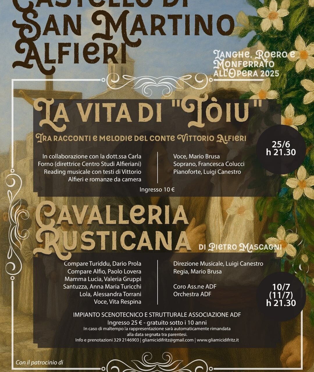 "La vita di Toju" e "Cavalleria Rusticana" - San Martino Alfieri
