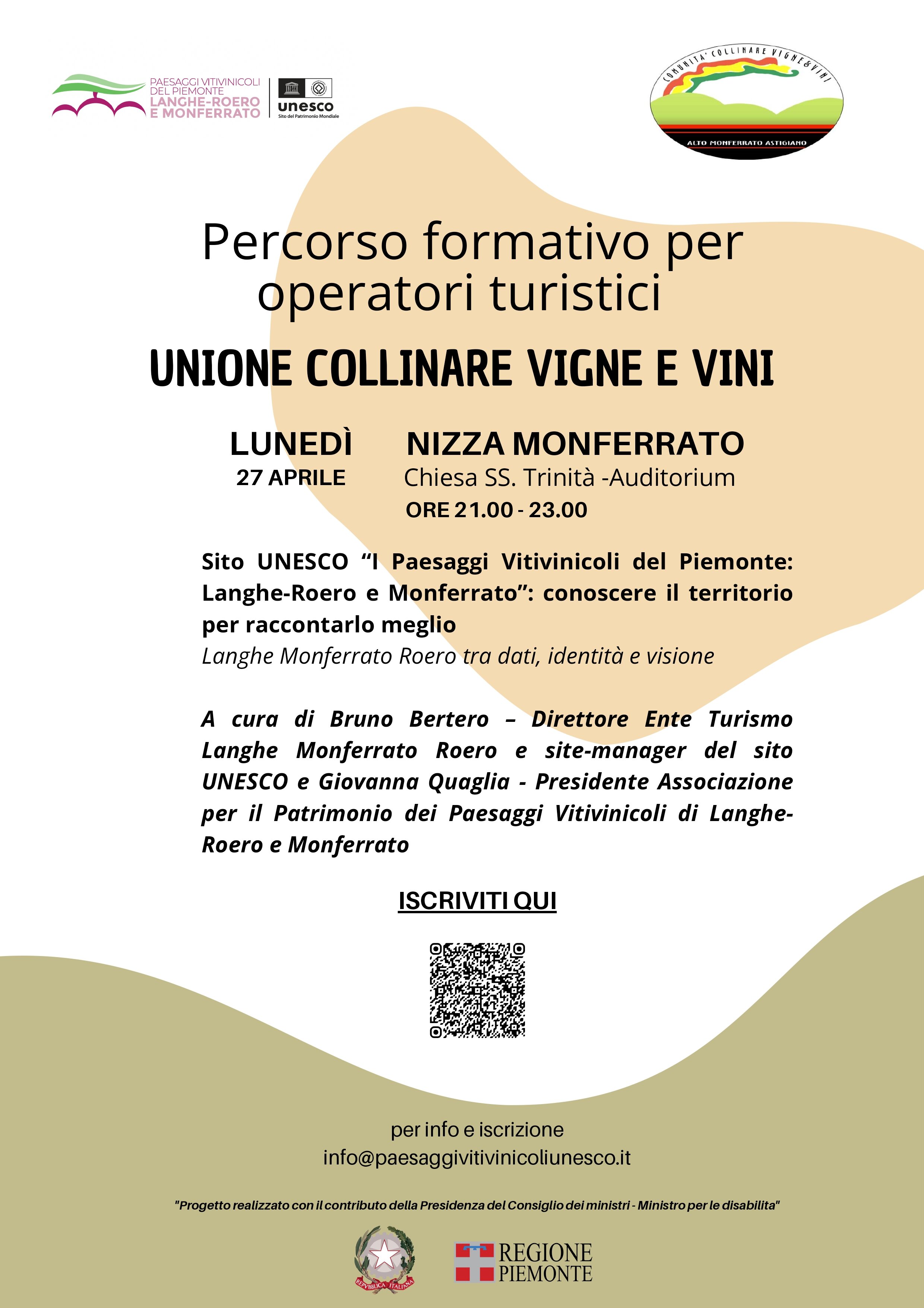 Training course for tourism operators